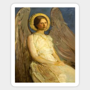 Angel Meditating Heaven Sent 107 Sticker